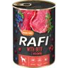 Rafi Adult, 24 x 400 g - Z wołowiną, jagodami i żurawiną