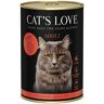 Cat's Love, 6 x 400 g - Czyste mięso z wołowiny