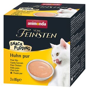 Animonda Vom Feinsten, budyń dla kota - Czysty kurczak, 3 x 85 g