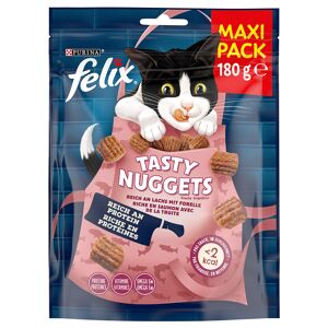Felix Tasty Nuggets, łosoś i pstrąg - 180 g