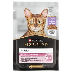 Pro Plan Purina Pro Plan Cat Adult Delicate Digestion - Indyk, 12 x 85 g