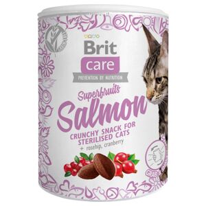 Brit Care Superfruits, łosoś, przysmak dla kota - 100 g