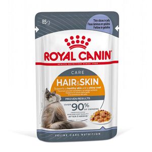 Royal Canin Uzupełnienie: Mokra karma Royal Canin - Hair & Skin Care w galarecie, 12 x 85 g