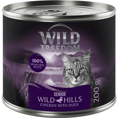 Wild Freedom Senior, Wild Hills – Kaczka i kurczak - 6 x 200 g Wild Freedom Senior, Wild Hills – Kaczka i kurczak - 6 x 200 g