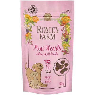 Przysmaki dla psów Rosie's Farm - Mini Hearts Wołowina - Nagroda treningowa Przysmaki dla psów Rosie's Farm - Mini Hearts Wołowina - Nagroda treningowa