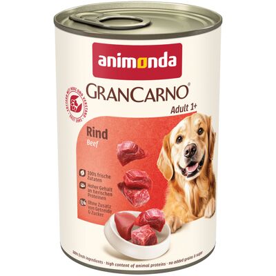 Animonda GranCarno Original Adult, 6 x 400 g - Czysta wołowina Animonda GranCarno Original Adult, 6 x 400 g - Czysta wołowina