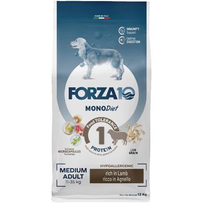 Forza10 Medium Diet Karma jagnięca dla psa - Hipoalergiczne, Niskie zboża Forza10 Medium Diet Karma jagnięca dla psa - Hipoalergiczne, Niskie zboża