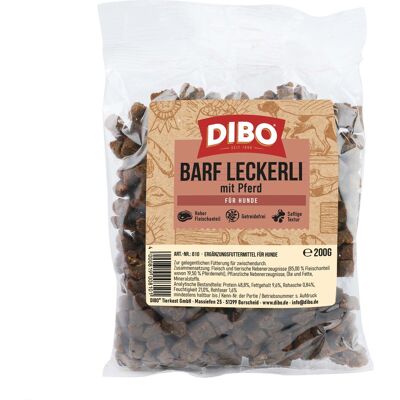Dibo BARF, przysmaki z koniną - 200 g Dibo BARF, przysmaki z koniną - 200 g