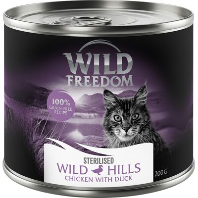 Wild Hills Sterilised Kaczka Kurczak - Karma dla kota Wild Hills Sterilised Kaczka Kurczak - Karma dla kota