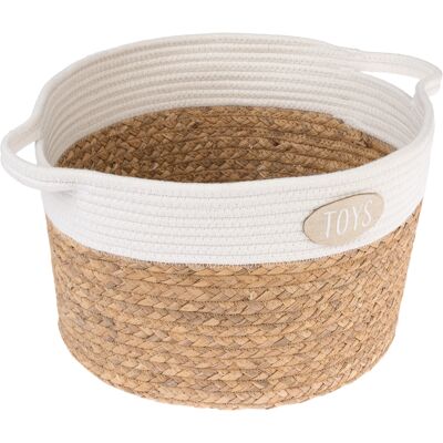 Kosz na zabawki Modern Living - Naturalny, 37x23cm - Kosz na zabawki Kosz na zabawki Modern Living - Naturalny, 37x23cm - Kosz na zabawki