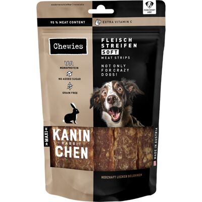 Chewies Soft mięsne paski - Królik, 150 g Chewies Soft mięsne paski - Królik, 150 g