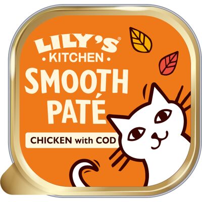 Lily's Kitchen Smooth Paté Selection dla kotów, 19 x 85 g - Kurczak i dorsz Lily's Kitchen Smooth Paté Selection dla kotów, 19 x 85 g - Kurczak i dorsz