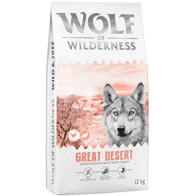 Wolf of Wilderness Adult „Great Desert”, indyk - 12 kg: nowa receptura Wolf of Wilderness Adult „Great Desert”, indyk - 12 kg: nowa receptura