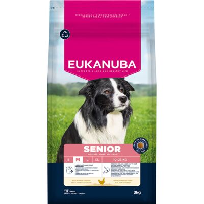 Eukanuba Premium Nutrition Senior Medium Breed, kurczak - 3 kg Eukanuba Premium Nutrition Senior Medium Breed, kurczak - 3 kg