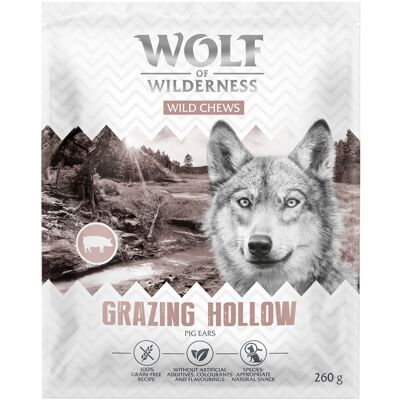 Wolf of Wilderness uszy wieprzowe "Grazing hollow" - 260 g Wolf of Wilderness uszy wieprzowe "Grazing hollow" - 260 g