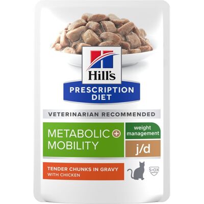 Hill's Prescription Diet j/d Metabolic + Mobility, z kurczakiem - 12 x 85 g Hill's Prescription Diet j/d Metabolic + Mobility, z kurczakiem - 12 x 85 g