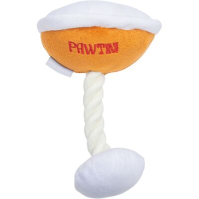 Beeztees zabawka dla psa Pawtini, pomarańczowo/biała - Dł. x szer. x wys.: 18 x 13 x 12 cm Beeztees zabawka dla psa Pawtini, pomarańczowo/biała - Dł. x szer. x wys.: 18 x 13 x 12 cm