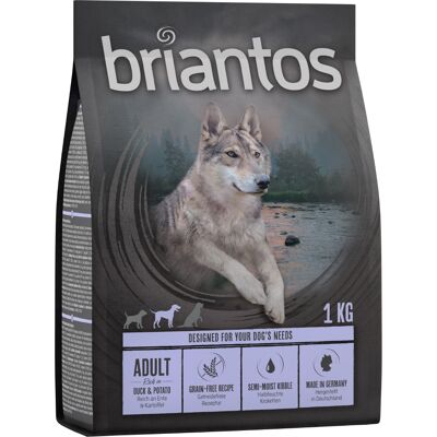 Briantos Adult, kaczka z ziemniakami, bez zbóż - 4 x 1 kg Briantos Adult, kaczka z ziemniakami, bez zbóż - 4 x 1 kg