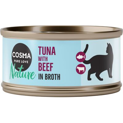 Cosma Nature, 6 x 70 g - Tuńczyk i wołowina Cosma Nature, 6 x 70 g - Tuńczyk i wołowina