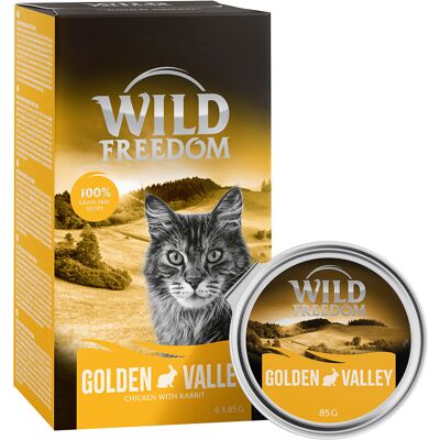 Wild Freedom Adult, tacki, 6 x 85 g - Golden Valley, królik i kurczak Wild Freedom Adult, tacki, 6 x 85 g - Golden Valley, królik i kurczak