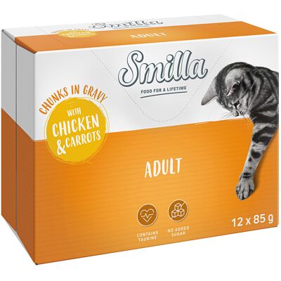 Sucha karma dla kotów Smilla kurczak i marchewka - 85g Sucha karma dla kotów Smilla kurczak i marchewka - 85g