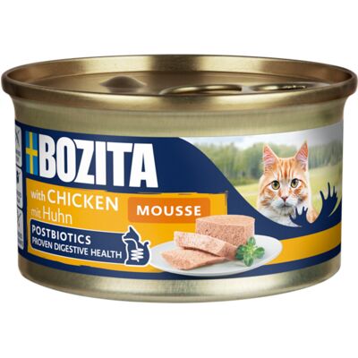 Bozita Mousse Postbiotics, 12 x 85 g - Kurczak Bozita Mousse Postbiotics, 12 x 85 g - Kurczak