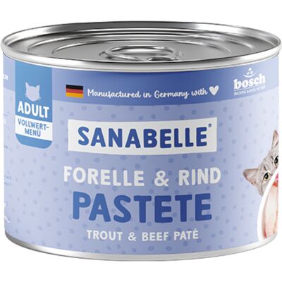 Sanabelle Mokra karma dla kotów z pstrągiem i wołowiną - 6 x 195 g Sanabelle Mokra karma dla kotów z pstrągiem i wołowiną - 6 x 195 g