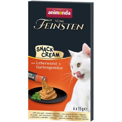 Animonda Vom Feinsten Adult Snack-Cream - 6 x 15 g dla Kotów Animonda Vom Feinsten Adult Snack-Cream - 6 x 15 g dla Kotów