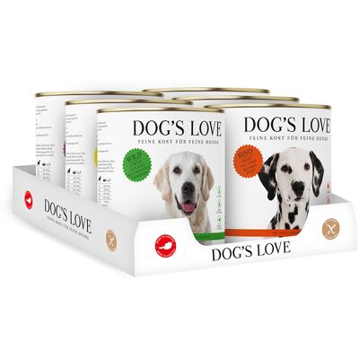 Karma mokra dla dorosłych psów Dog's Love - Zestaw mieszany Karma mokra dla dorosłych psów Dog's Love - Zestaw mieszany
