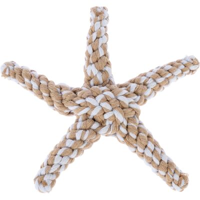 TIAKI zabawka sznurowa dla psa, rozgwiazda - Dł. x szer. x wys.: 15 x 15 x 3,5 cm TIAKI zabawka sznurowa dla psa, rozgwiazda - Dł. x szer. x wys.: 15 x 15 x 3,5 cm