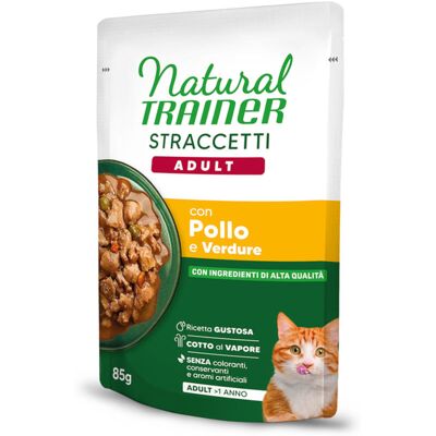 Natural Trainer 85g - Mokra karma dla kotów z kurczakiem w sosie Natural Trainer 85g - Mokra karma dla kotów z kurczakiem w sosie