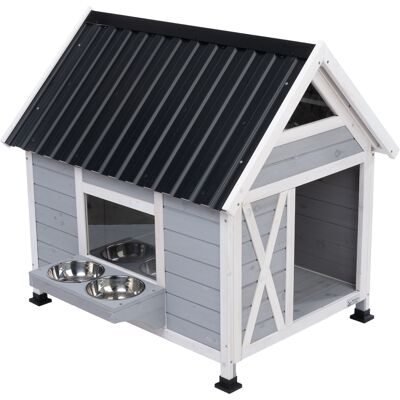 Modern Living zewnętrzna buda dla psa Belmont - Dł. x szer. x wys.: 101 x 92 x 95,5 cm Modern Living zewnętrzna buda dla psa Belmont - Dł. x szer. x wys.: 101 x 92 x 95,5 cm