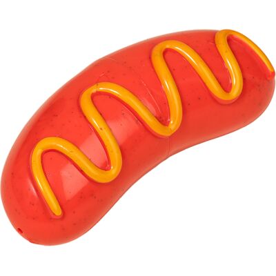 TIAKI zabawka do żucia, hotdog - Ø 6,5 x dł. 15 cm TIAKI zabawka do żucia, hotdog - Ø 6,5 x dł. 15 cm
