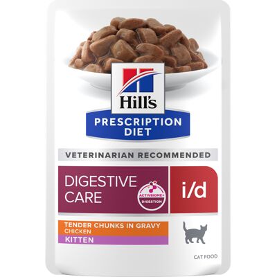 Hill's Prescription Diet i/d Digestive Care Kitten, kurczak w sosie - 12 x 85 g Hill's Prescription Diet i/d Digestive Care Kitten, kurczak w sosie - 12 x 85 g