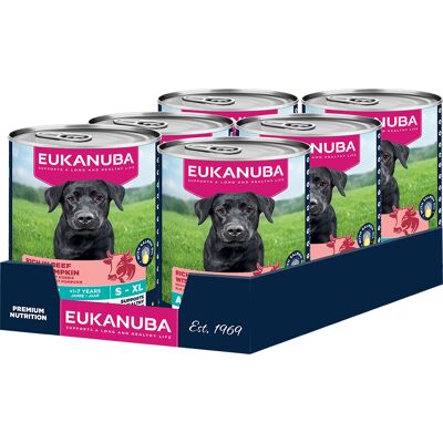 Eukanuba Adult, wołowina z dynią - 6 x 400 g Eukanuba Adult, wołowina z dynią - 6 x 400 g