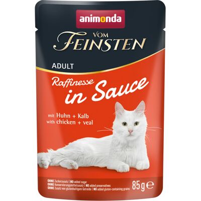 Animonda vom Feinsten Adult Raffinesse w sosie, 24 x 85 g - Kurczak i cielęcina Animonda vom Feinsten Adult Raffinesse w sosie, 24 x 85 g - Kurczak i cielęcina