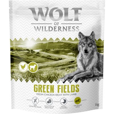 Wolf of Wilderness Senior "Green Fields", jagnięcina (bez zbóż) - 1 kg: nowa receptura Wolf of Wilderness Senior "Green Fields", jagnięcina (bez zbóż) - 1 kg: nowa receptura