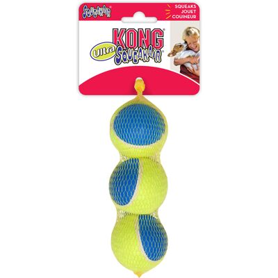 KONG Ultra SqueakAir piłka dla psa - 3 szt. KONG Ultra SqueakAir piłka dla psa - 3 szt.