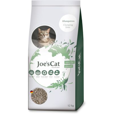 Joe's Cat zbrylający się żwirek z papieru z recyklingu - 32 l (12 kg) Joe's Cat zbrylający się żwirek z papieru z recyklingu - 32 l (12 kg)