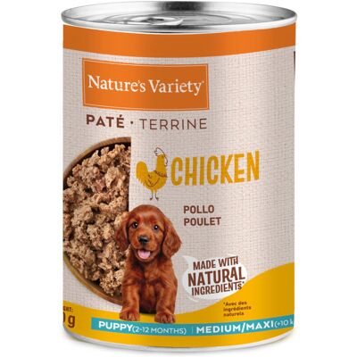 Nature’s Variety 25% taniej! Nature's Variety, karma mokra, różne rodzaje - Paté Medium/Maxi Puppy, kurczak, 2 x 400 g Nature’s Variety 25% taniej! Nature's Variety, karma mokra, różne rodzaje - Paté Medium/Maxi Puppy, kurczak, 2 x 400 g