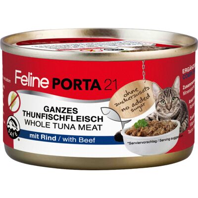 Porta 21 6 x 90g Mokra karma dla kota - Tuńczyk z wołowiną Porta 21 6 x 90g Mokra karma dla kota - Tuńczyk z wołowiną