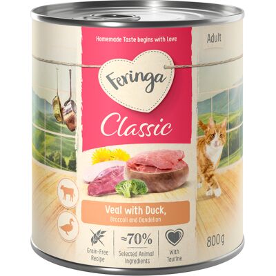 Feringa Classic Meat Menu, 6 x 800 g - Kaczka i cielęcina Feringa Classic Meat Menu, 6 x 800 g - Kaczka i cielęcina