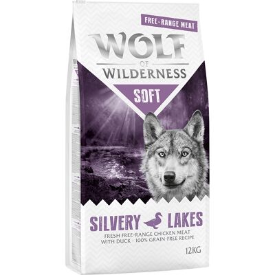 Wolf of Wilderness "Soft - Silvery Lakes", kurczak i kaczka z wolnego wybiegu - 12 kg Wolf of Wilderness "Soft - Silvery Lakes", kurczak i kaczka z wolnego wybiegu - 12 kg