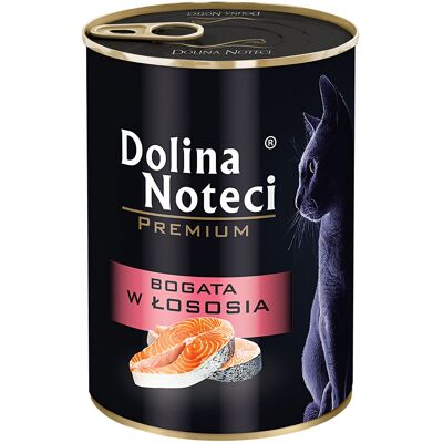 Dolina Noteci Premium Łosoś & Cielęcina mokra karma dla kotów - 24 x 400g Dolina Noteci Premium Łosoś & Cielęcina mokra karma dla kotów - 24 x 400g
