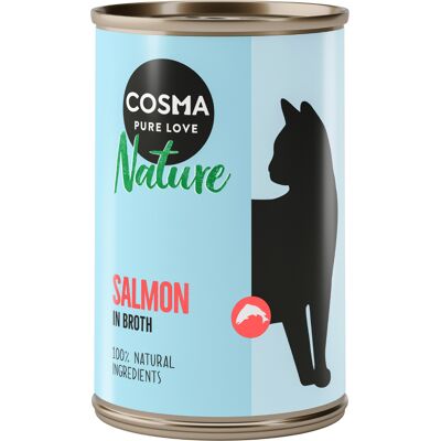 Cosma Nature, 6 x 140 g - Łosoś Cosma Nature, 6 x 140 g - Łosoś