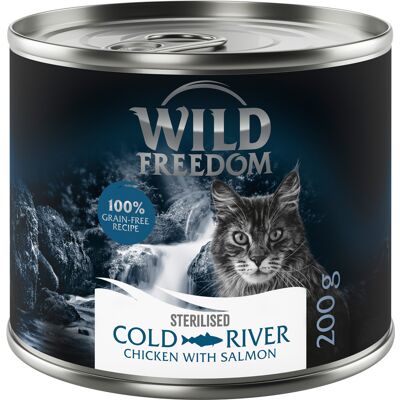 Karma dla kotów Wild Freedom Cold River - 6x200g - Bez zbóż, Naturalne Karma dla kotów Wild Freedom Cold River - 6x200g - Bez zbóż, Naturalne