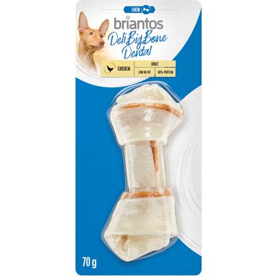 Briantos Deli Bones Dental kości wiązane dla psa - 3 x 14 cm (210 g) Briantos Deli Bones Dental kości wiązane dla psa - 3 x 14 cm (210 g)