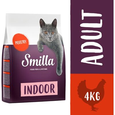 Sucha karma dla kotów Smilla Indoor Poultry - 4kg Sucha karma dla kotów Smilla Indoor Poultry - 4kg