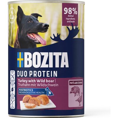 Bozita Dog Pate, 6 x 400 g - Indyk z dziczyzną Bozita Dog Pate, 6 x 400 g - Indyk z dziczyzną