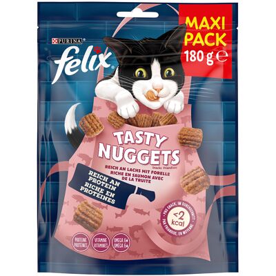 Felix Marka Model Tasty Nuggets Łosoś Pstrąg - Przysmaki dla Kotów Felix Marka Model Tasty Nuggets Łosoś Pstrąg - Przysmaki dla Kotów